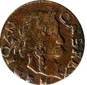 Szeląg litewski - Jan II Kazimierz Waza Oliwa mint obverse image