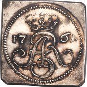 Szeląg gdański - August III Sas Gdańsk mint obverse image