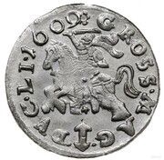Grosz litewski - Sigismund III Wilno; eagle reverse image