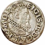 3 Krucierze - Sigismund III Vasa Kraków mint obverse image