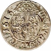 3 Krucierze - Sigismund III Vasa Kraków mint, Polish–Lithuanian Commonwealth, 1615-1618 reverse image
