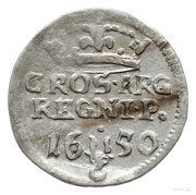 Grosz koronny - Jan II Kazimierz Waza Wschowa mint, Polish–Lithuanian Commonwealth, 1650 reverse image