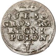 Grosz koronny - Jan II Kazimierz Waza Wschowa mint, Polish–Lithuanian Commonwealth, 1650 reverse image