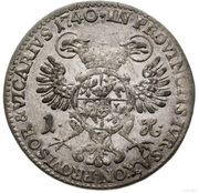 Grosz wikariacki - August III Sas Drezno mint, Polish–Lithuanian Commonwealth, 1740 reverse image