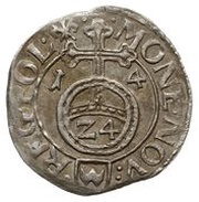 Półtorak / 3 Polker - Sigismund III Vasa Kraków mint, Polish–Lithuanian Commonwealth, 1614 reverse image