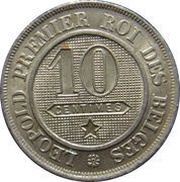 10 Centimes - Léopold I reverse image