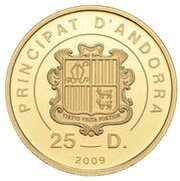 25 Diners Madonna and child Jesus obverse image