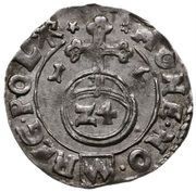 Półtorak / 3 Polker - Sigismund III Vasa Kraków mint, Polish–Lithuanian Commonwealth, 1615 reverse image