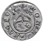 Półtorak / 3 Polker - Sigismund III Vasa Bydgoszcz mint, Polish–Lithuanian Commonwealth, 1616 reverse image