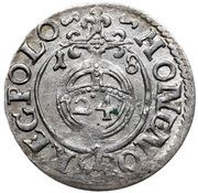 Półtorak / 3 Polker - Sigismund III Vasa Bydgoszcz mint, Polish–Lithuanian Commonwealth, 1618 reverse image