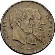 10 Centimes 50 Years of Belgium obverse image