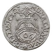 Półtorak / 3 Polker - Jan II Kazimierz Waza Wilno mint, Polish–Lithuanian Commonwealth, 1652 reverse image