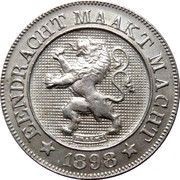 10 Centimes - Léopold II Dutch text obverse image