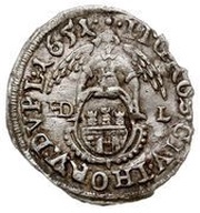 Dwugrosz - Jan II Kazimierz Waza Toruń mint, Polish–Lithuanian Commonwealth, 1651 reverse image