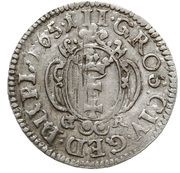 Dwugrosz - Jan II Kazimierz Waza Gdańsk mint, Polish–Lithuanian Commonwealth, 1651-1653 reverse image