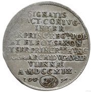 Dwugrosz - August II Mocny Drezno mint obverse image