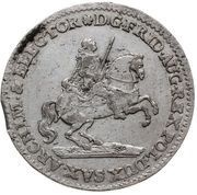 Dwugrosz wikariacki - August III Sas Drezno mint obverse image