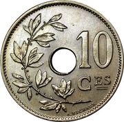 10 Centimes - Léopold II French text - Small date reverse image