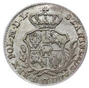 Dwugrosz koronny / Półzłotek - Stanisław August Poniatowski Warszawa mint obverse image