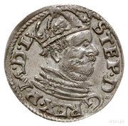 Trojak koronny - Stefan Batory Poznań mint obverse image