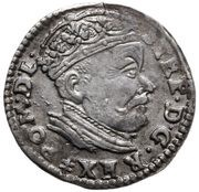 Trojak litewski - Stefan Batory Wilno mint obverse image