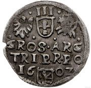 Trojak anomalny / 3 Grosze - Sigismund III Vasa unknown mint - unusual, Polish–Lithuanian Commonwealth, 1588-1609 reverse image