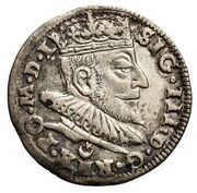 Trojak / 3 Grosze - Sigismund III Vasa Wilno mint obverse image