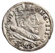 Trojak / 3 Grosze - Sigismund III Vasa Wilno mint obverse image