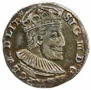 Trojak / 3 Grosze - Sigismund III Vasa Olkusz mint obverse image