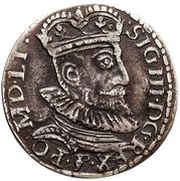 Trojak / 3 Grosze - Sigismund III Vasa Olkusz mint obverse image
