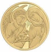 25 Diners Archangel Gabriel and Mary, Andorra, 2010 reverse image