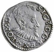 Trojak / 3 Grosze - Sigismund III Vasa Wschowa; Lewart arms obverse obverse image