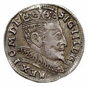 Trojak / 3 Grosze - Sigismund III Vasa Wilno mint obverse image