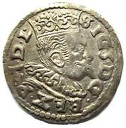 Trojak / 3 Grosze - Sigismund III Vasa Lublin; Lewart arms, IF, lion obverse image