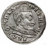 Trojak / 3 Grosze - Sigismund III Vasa Wilno mint obverse image