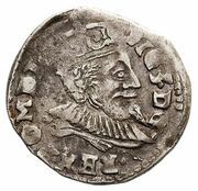 Trojak / 3 Grosze - Sigismund III Vasa Lublin; Lewart, IF, III below Vasa arms obverse image
