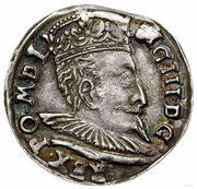 Trojak / 3 Grosze - Sigismund III Vasa Wilno mint obverse image