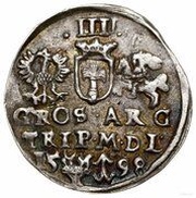 Trojak / 3 Grosze - Sigismund III Vasa Wilno mint, Polish–Lithuanian Commonwealth, 1597-1598 reverse image