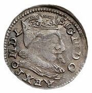 Trojak / 3 Grosze - Sigismund III Vasa Lublin' Lewart arms, IF, L mint mark obverse image