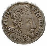 Trojak / 3 Grosze - Sigismund III Vasa Wilno mint obverse image