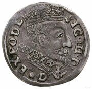 Trojak / 3 Grosze - Sigismund III Vasa Wilno mint obverse image