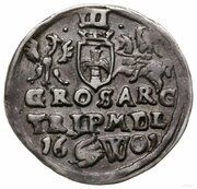 Trojak / 3 Grosze - Sigismund III Vasa Wilno mint, Polish–Lithuanian Commonwealth, 1601 reverse image