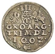 Trojak / 3 Grosze - Sigismund III Vasa Wilno mint, Polish–Lithuanian Commonwealth, 1602 reverse image