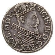 Trojak / 3 Grosze - Sigismund III Vasa Kraków mint obverse image