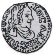 Trojak / 3 Grosze - Jan II Kazimierz Waza Wschowa mint obverse image