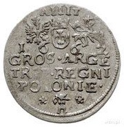 Trojak / 3 Grosze - Jan II Kazimierz Waza Kraków mint, Polish–Lithuanian Commonwealth, 1661-1662 reverse image