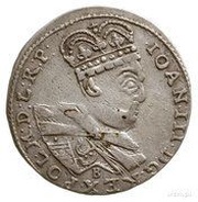 Trojak / 3 Grosze - Jan III Sobieski Kraków mint obverse image
