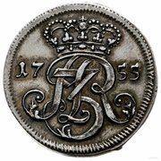 Trojak gdański - August III Sas Gdańsk mint obverse image