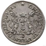 Trojak gdański - August III Sas Gdańsk mint reverse image