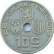 10 Centimes - Léopold III BELGIQUE-BELGIE, Belgium, 1938-1939 reverse image